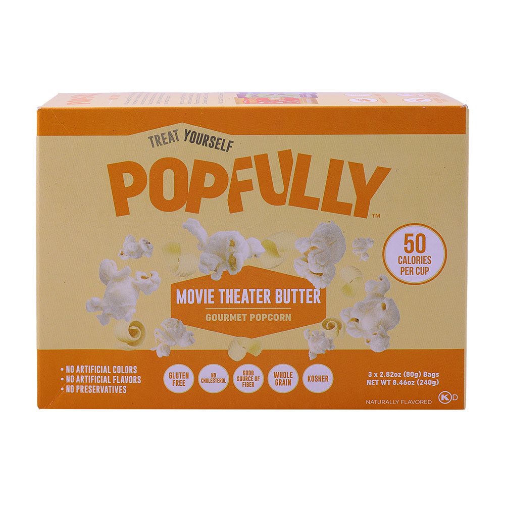 Popfully Movie Theatre Butter Popcorn 240g - Bahrain Alosraonline store