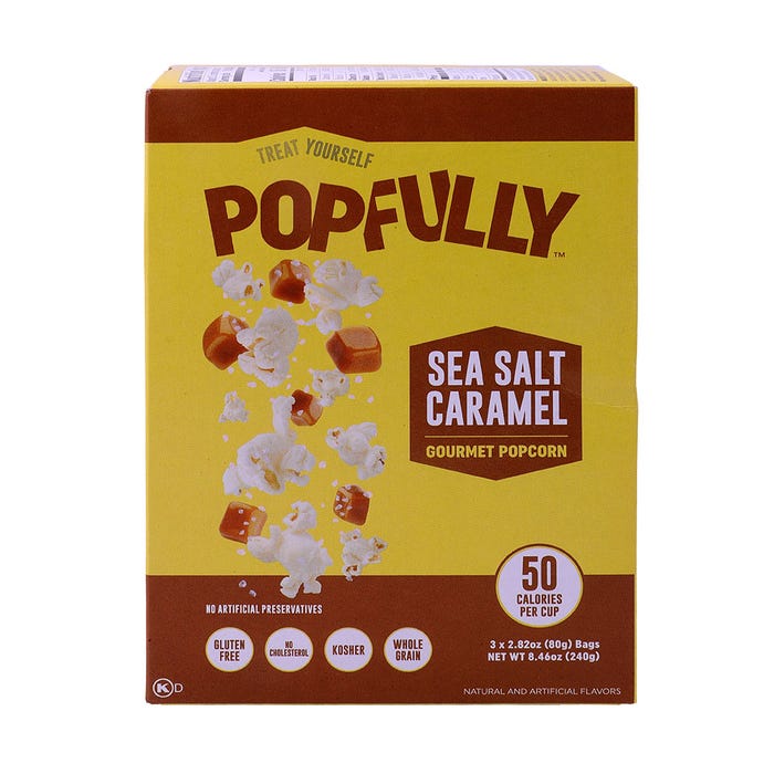 Popfully Sea Salt Caramel Popcorn 240g