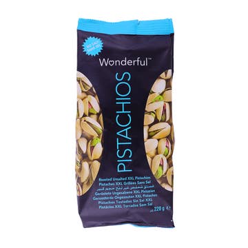 Wonderful No Salt Pistachios 220g 