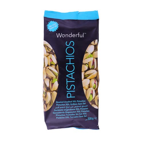 Wonderful No Salt Pistachios 220g 