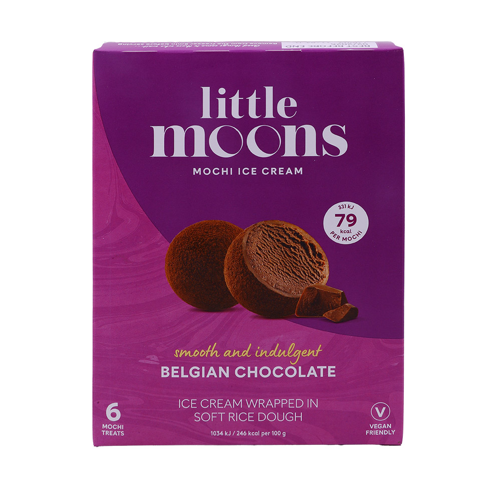 Little Moons Belgian Chocolate Mochi Ice Cream 192g