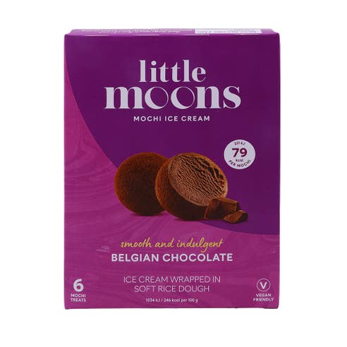 Little Moons Belgian Chocolate Mochi Ice Cream 192g 