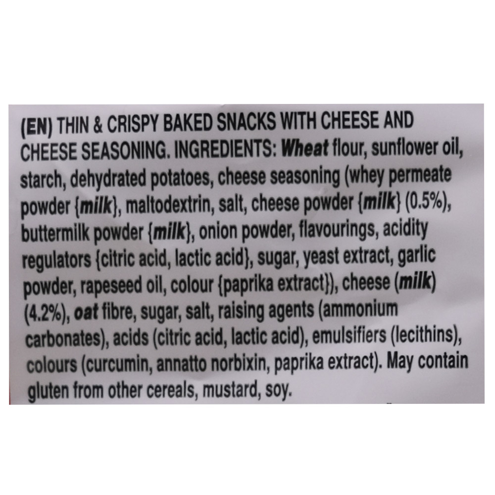 Cheez It Snap'd Double Cheese 40g back image