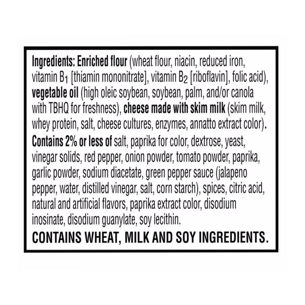 Cheez-It Snapd Cheese & Chilli Crackers 40g back image