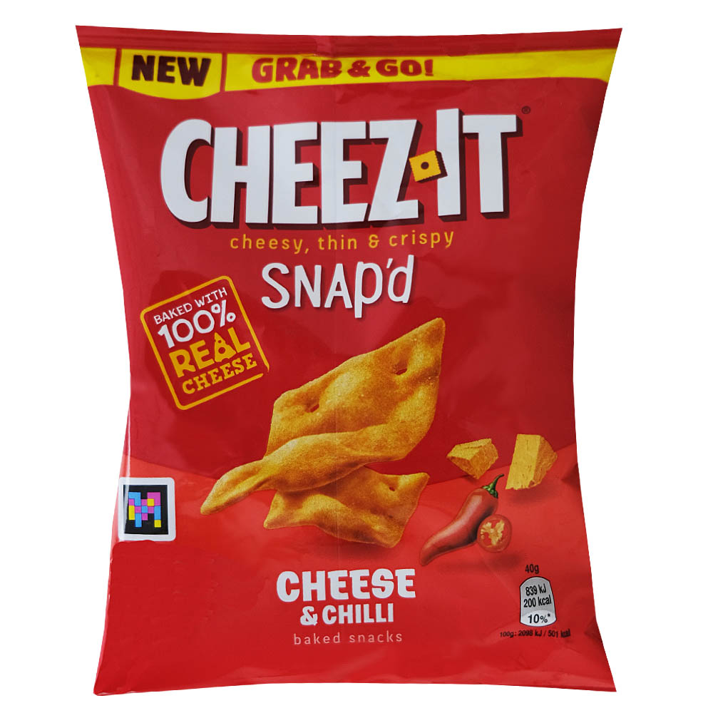 Cheez-It Snapd Cheese & Chilli Crackers 40g