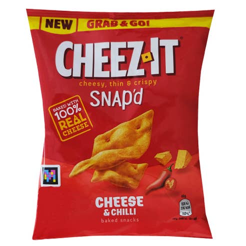 Cheez-It Snapd Cheese & Chilli Crackers 40g 