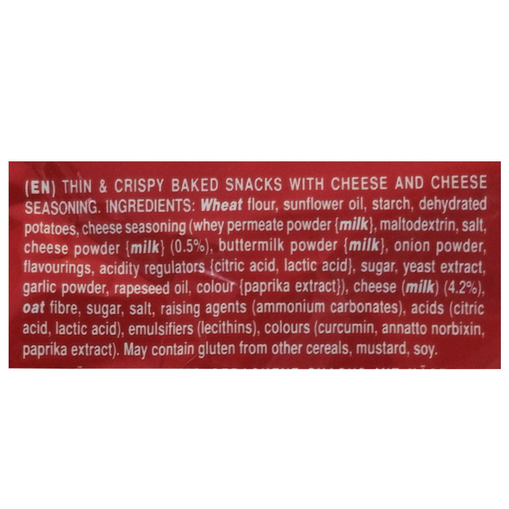 Cheez-It Snapd Double Cheese Crackers 30g back image
