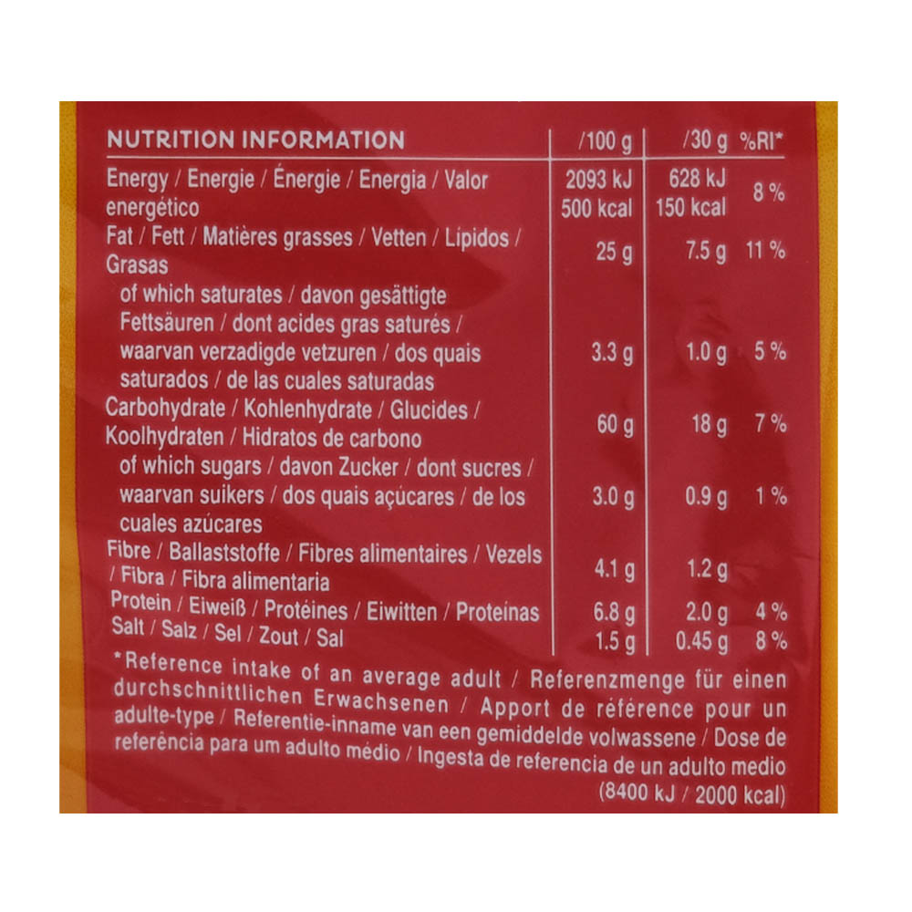 Cheez-It Snapd Double Cheese Crackers 30g right side image