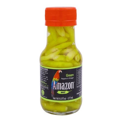 Amazon Green Peppers in Vinegar 177ml 