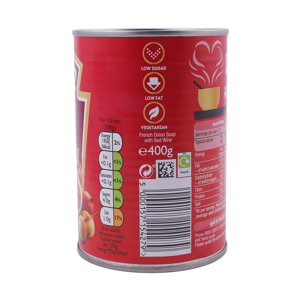 Heinz French Onion Soup 400g [Contains Pork] back image