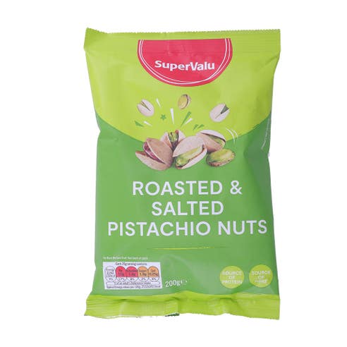 SuperValu Roasted & Salted Pistachio Nuts 200g 