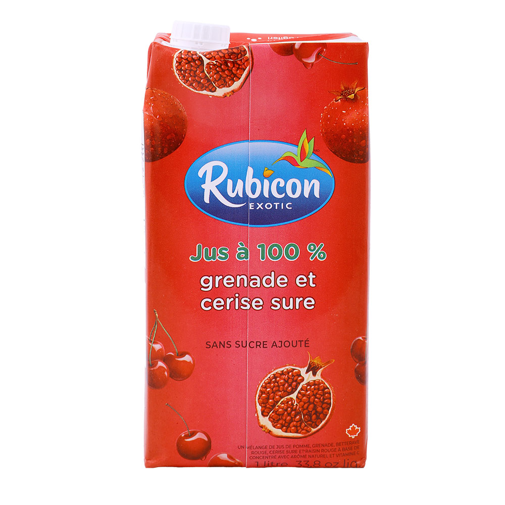 Rubicon Pomegranate & Sour Cherry Juice 1L back image