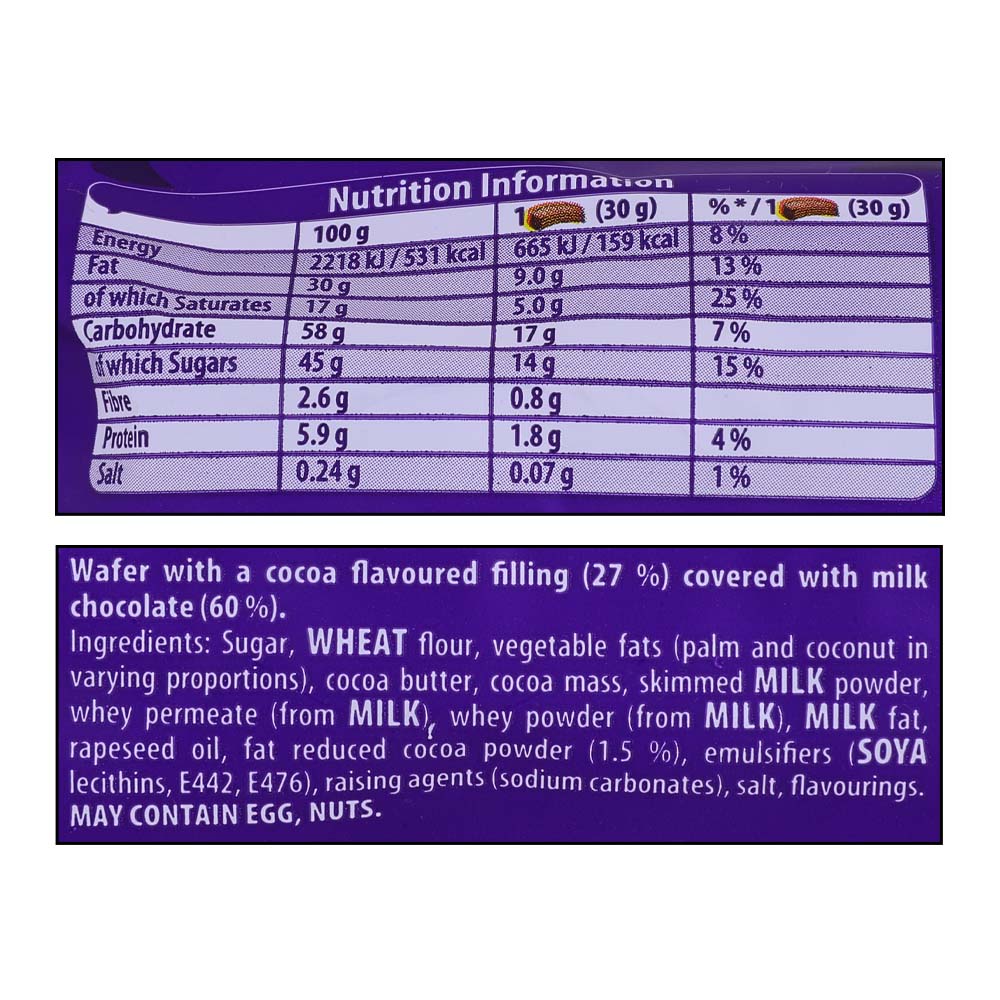 Cadbury Time Out Roundie 150g right side image