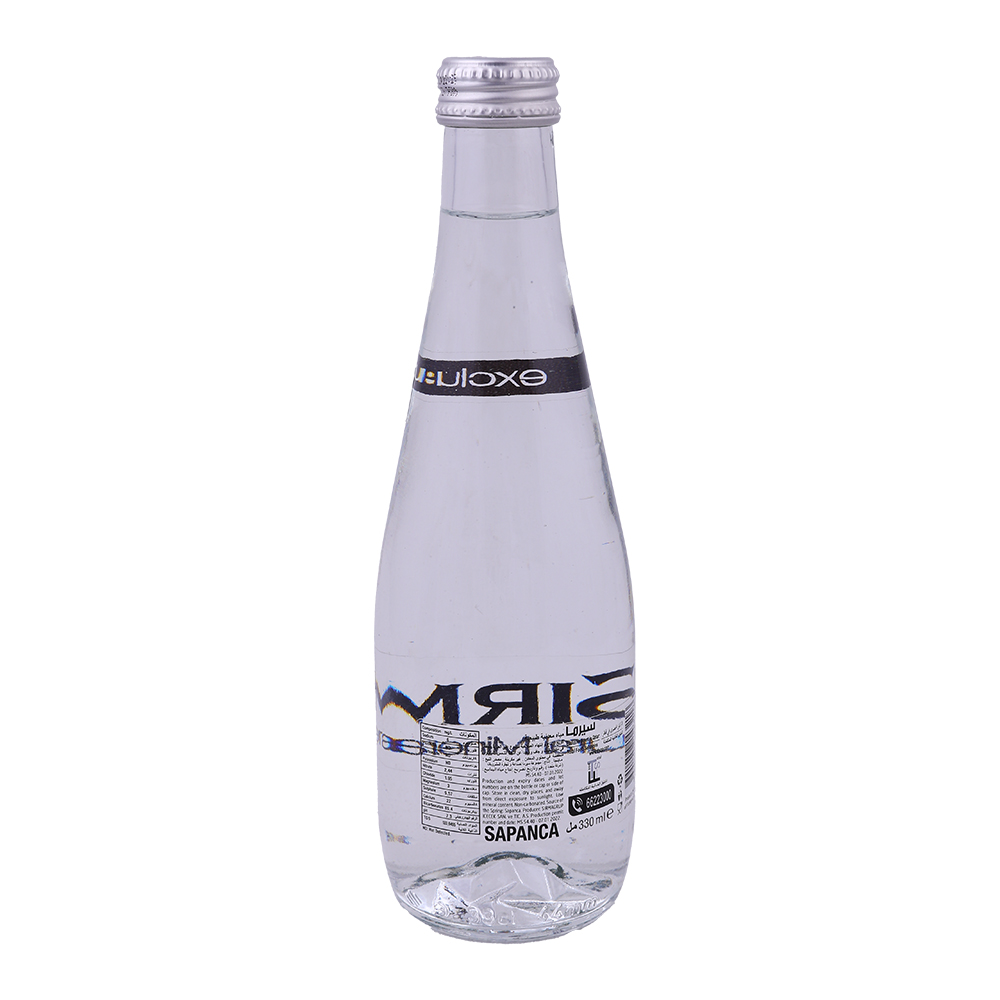 Sirma Natural Mineral Water 330ml back image