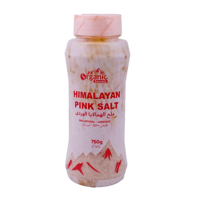 Organic Secrets Himalayan Pink Salt Shaker 750g