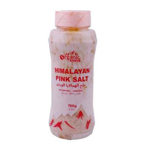 Organic Secrets Himalayan Pink Salt Shaker 750g 