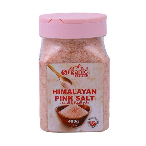 Organic Secrets Himalayan Pink Salt Shaker 400g 