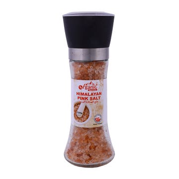 Organic Secrets Himalayan Pink Salt Grinder 220g 