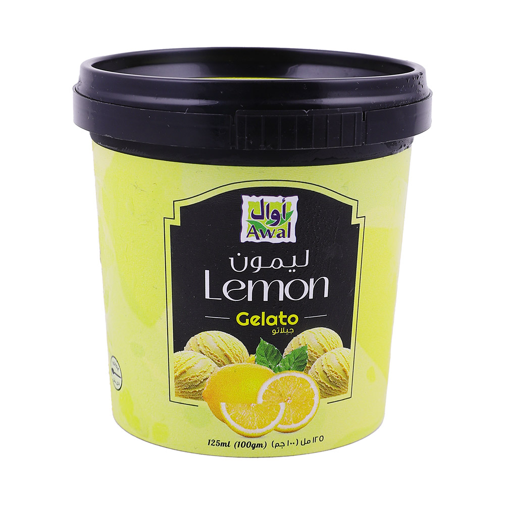 Awal Lemon Gelato 125ml 