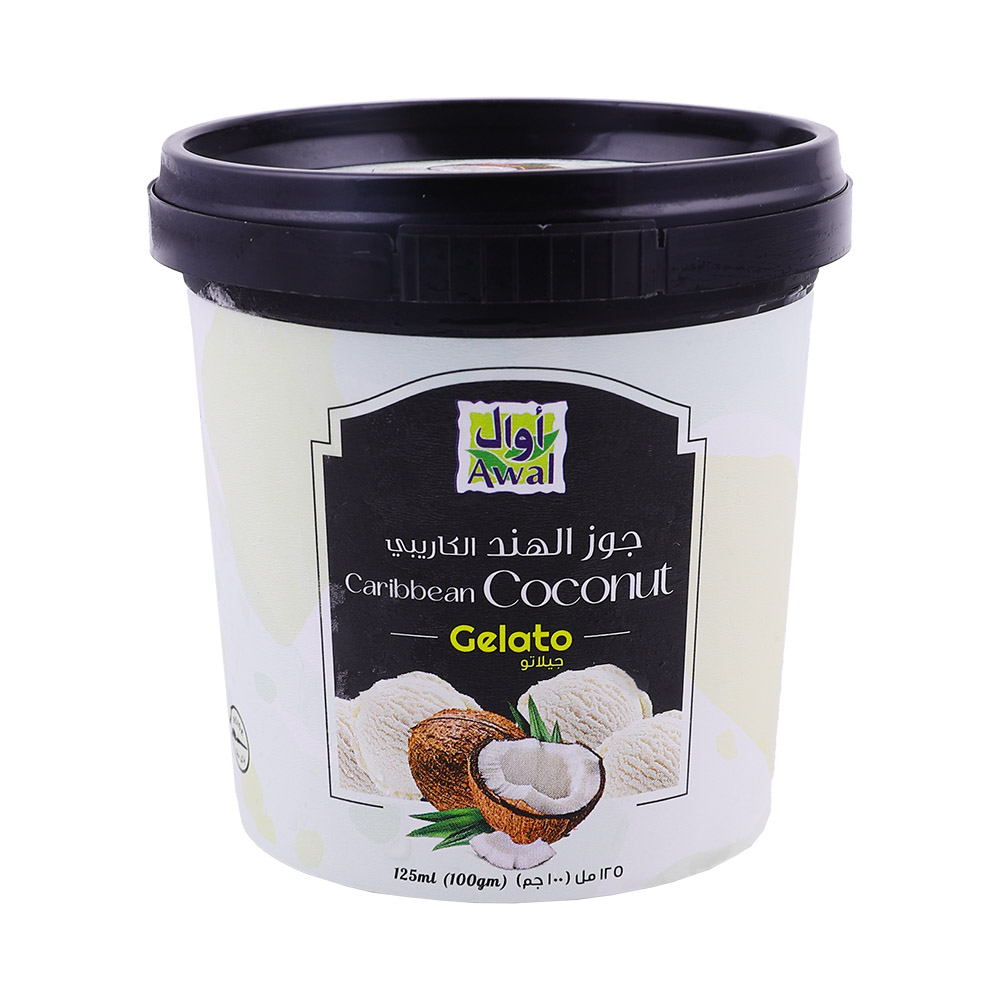 Awal Caribbean Coconut Gelato 125ml