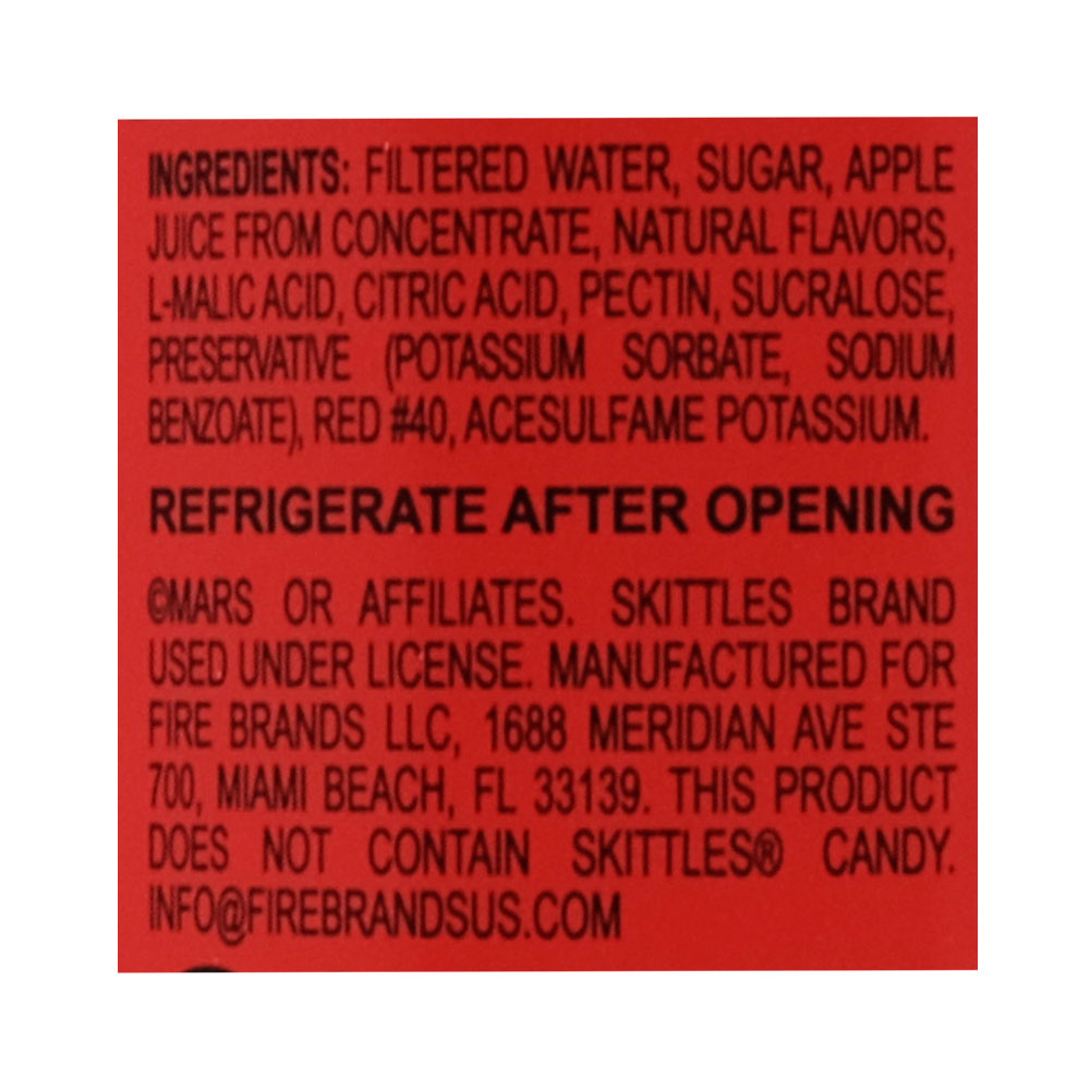 Skittles Original Drinks 414ml back image
