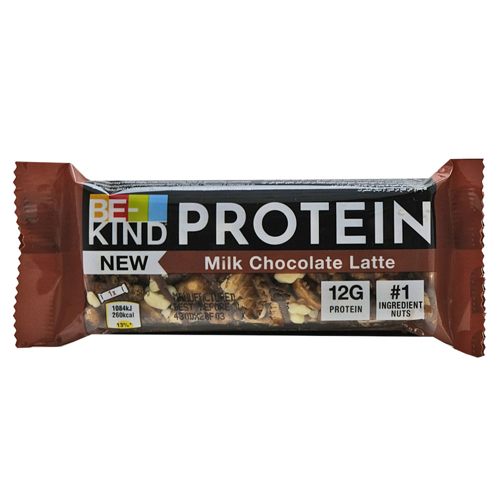 Be Kind Milk Chocolate Latte Protein Bar 50g