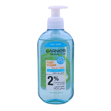 Garnier Skin Active Fast & Clear Gel Wash 200ml 