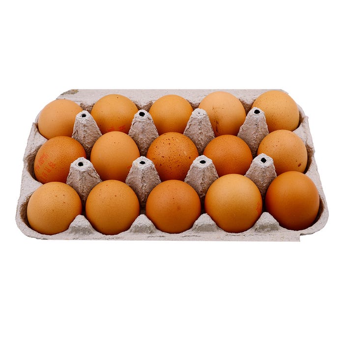 Free Range Brown Eggs 15 Pieces back image