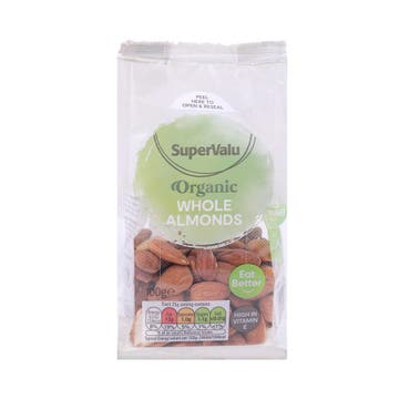 SuperValu Organic Whole Almonds Nuts 100g 
