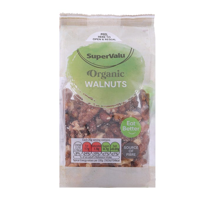 Supervalu Organic Walnuts 100g