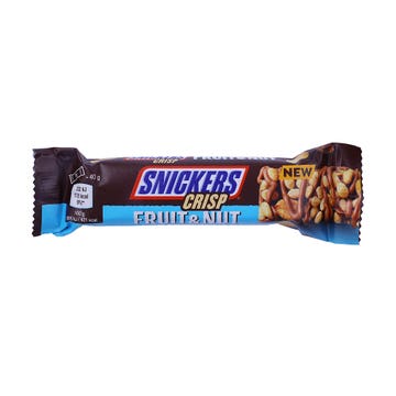 Snickers Crisp Fruit & Nut Milk Chocolate 40g