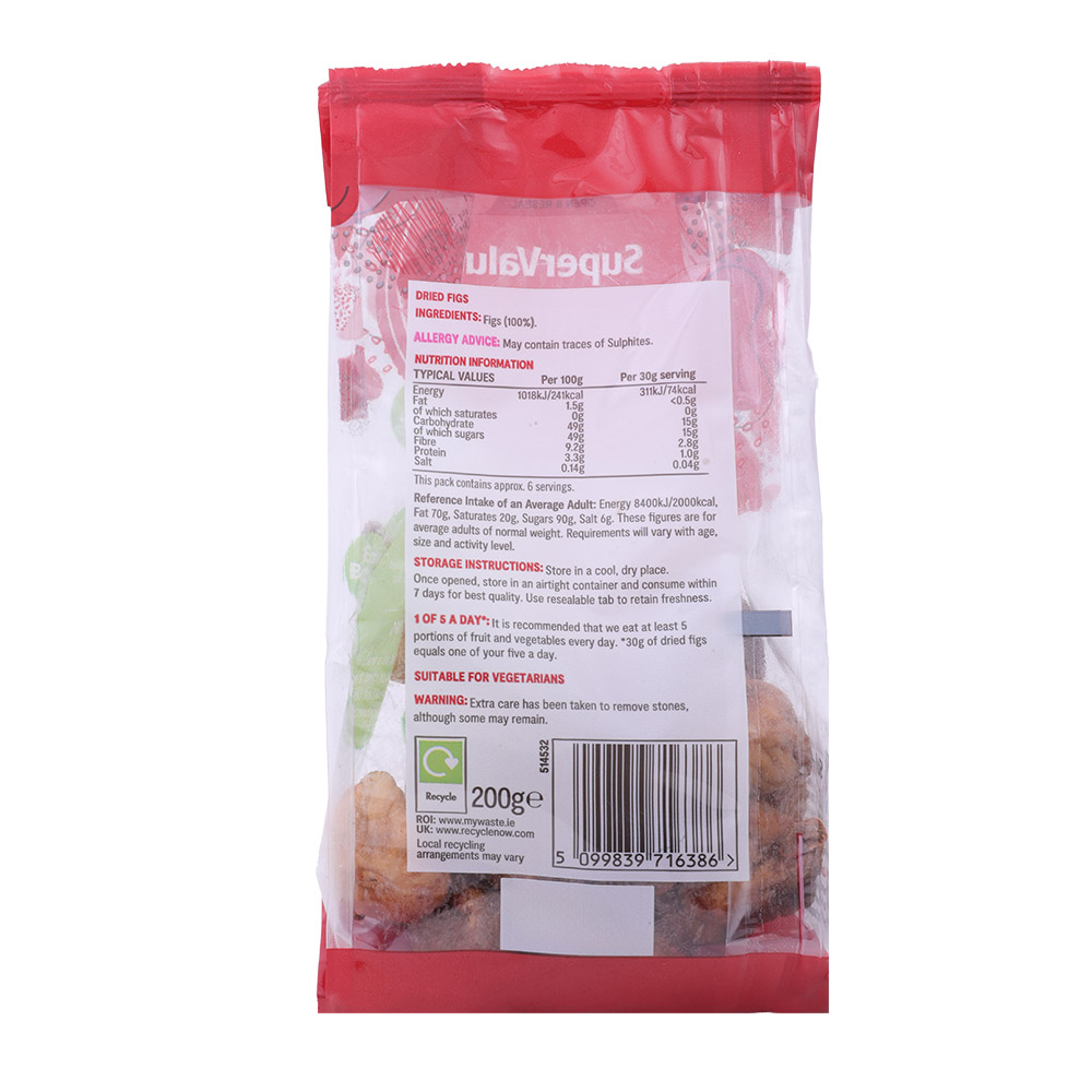 Supervalu Dried Figs 200g back image