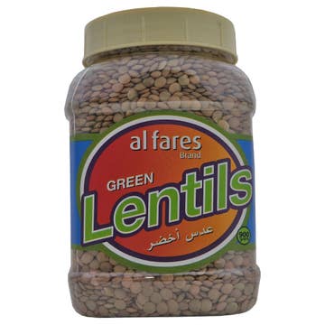 Alfares Green Lentils 900g 