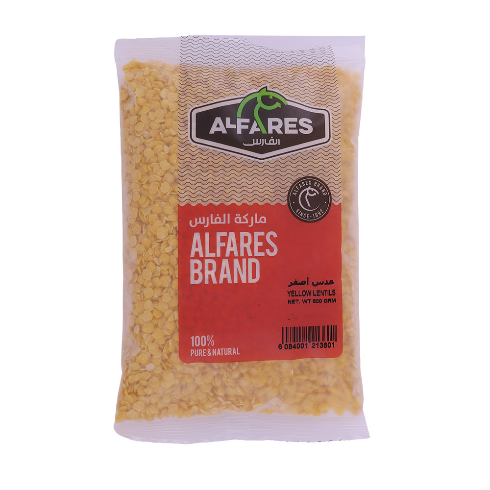 Alfares Yellow Lentils 500g