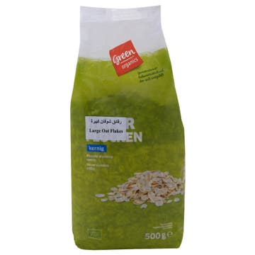 Green Organics Large Oat Flakes 500g 