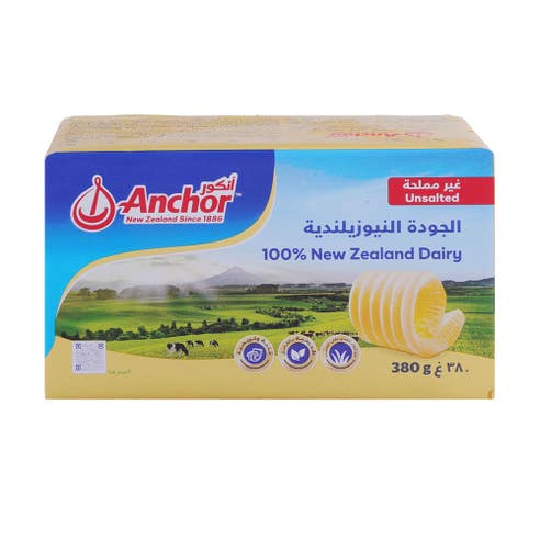 Anchor Unsalted Butter 380g 