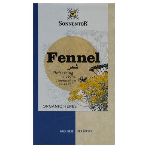 Sonnentor Fennel Tea Bags 18s 