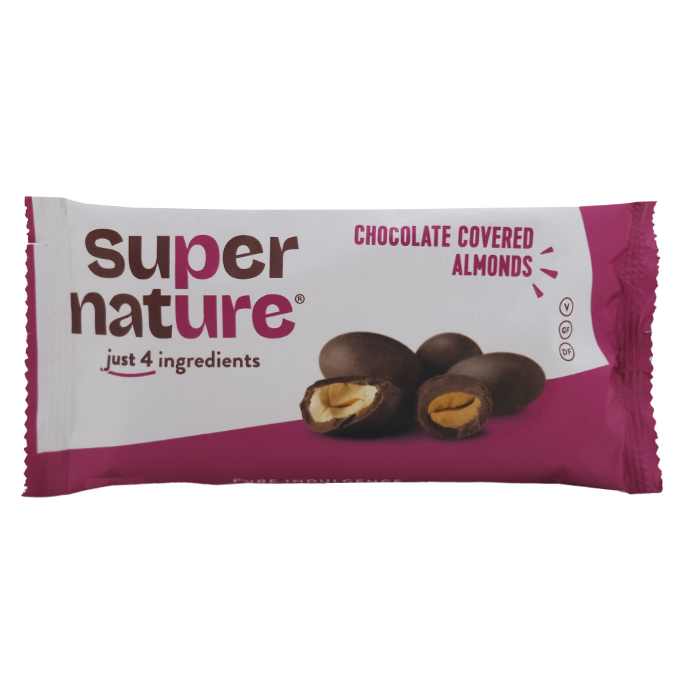 Supernature Chocolate Covered Almonds 38g