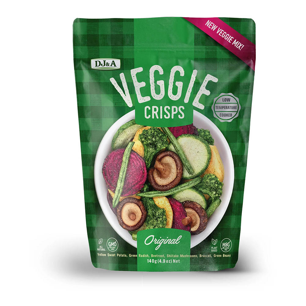 DJ&A Original Veggie Crisps 140g 
