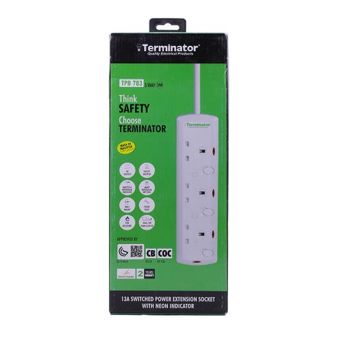 Terminator 13A 3-Way Extension 3m TPB 783 