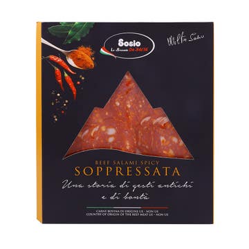 Sosio Beef Salami Spicy Soppressata 80g 