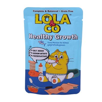 Lola & Co Healthy Growth Tuna Mousse for Kitten 80g 