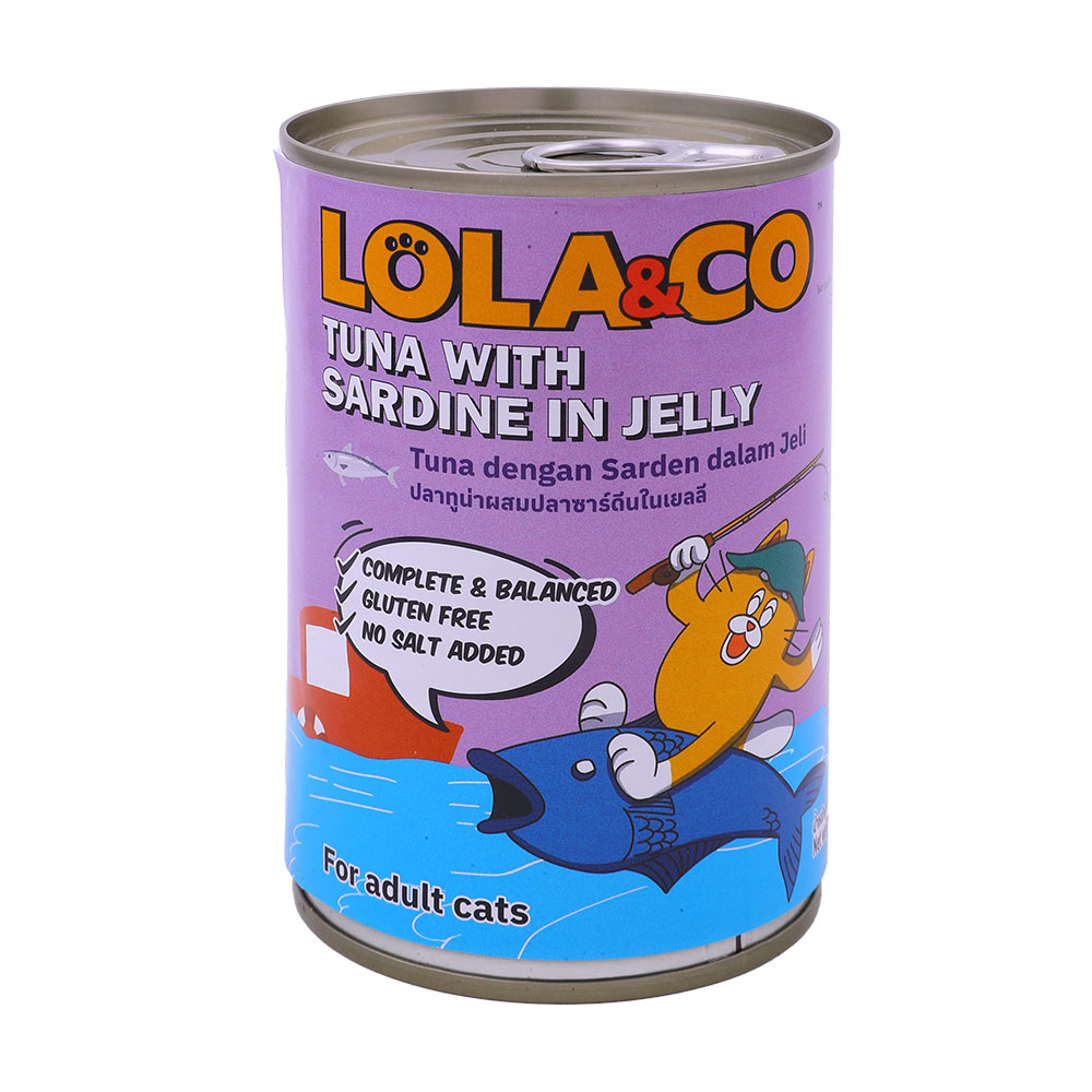 Lola & Co Tuna With Sardine in Jelly 400g
