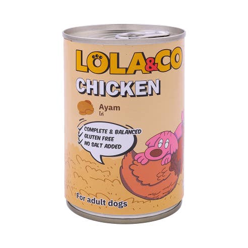 Lola & Co Chicken With Ayam for Dogs 400g 