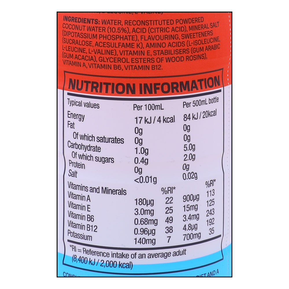 Prime Hydration Ice Pop Drink 500ml right side image