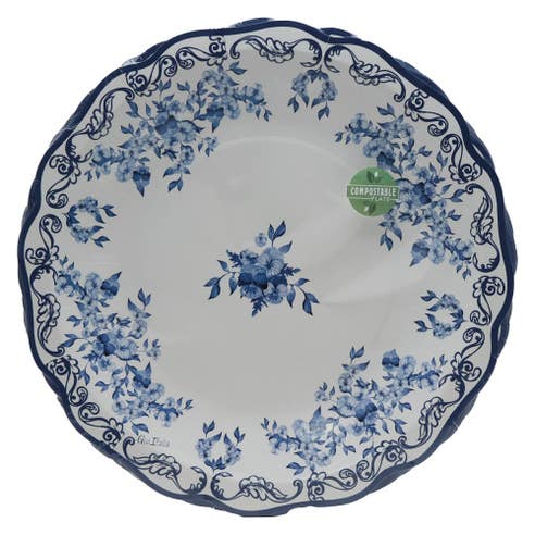Assorted Compostable Paper Plates [10 Pieces] 