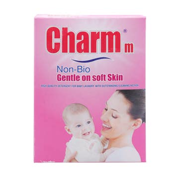 Charm M Non-Bio Gentle On Soft Skin Detergent for Babies Laundry 460g 