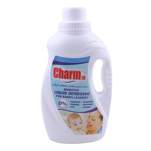 Charm M Sensitive Liquid Detergent for Babies Laundry 1L 