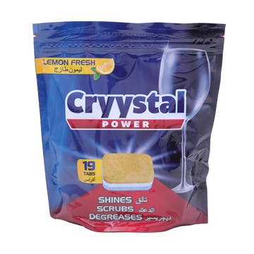 Cryystal Power Dishwasher Tablets 19s 