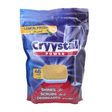 Cryystal Power Dishwasher Tablets 46s 